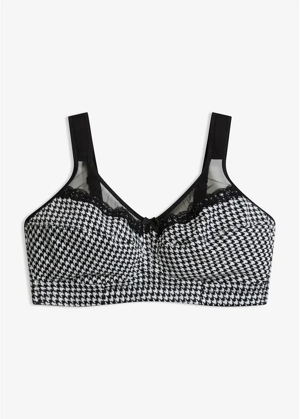 Reggiseno contenitivo senza ferretto con spalline imbottite, bonprix