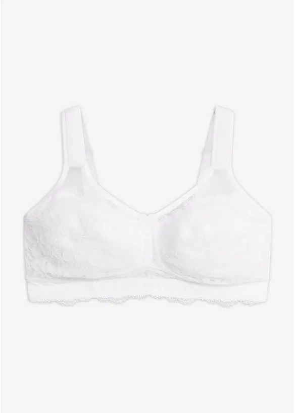 Reggiseno contenitivo senza ferretto con spalline imbottite, bonprix
