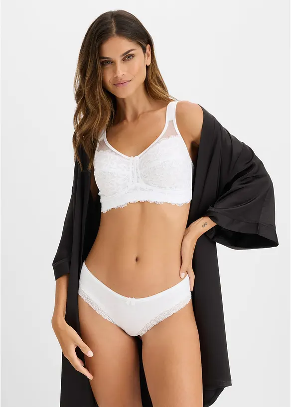 Reggiseno contenitivo senza ferretto con spalline imbottite, bonprix