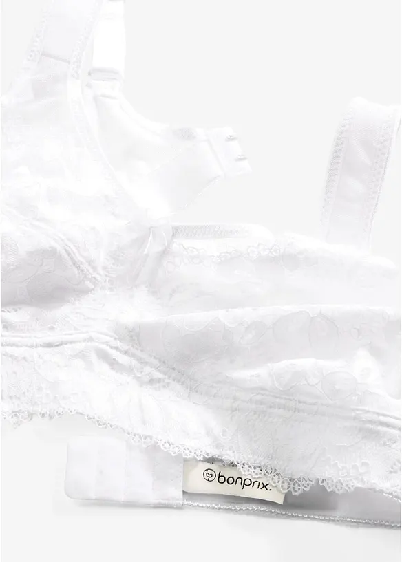 Reggiseno contenitivo senza ferretto con spalline imbottite, bonprix