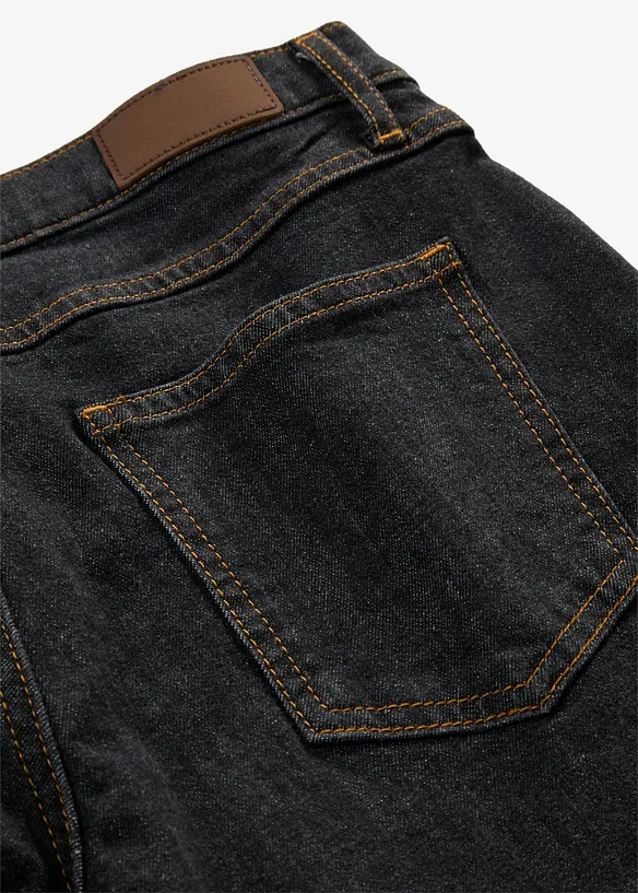 Jeans elasticizzati straight, vita media, bonprix