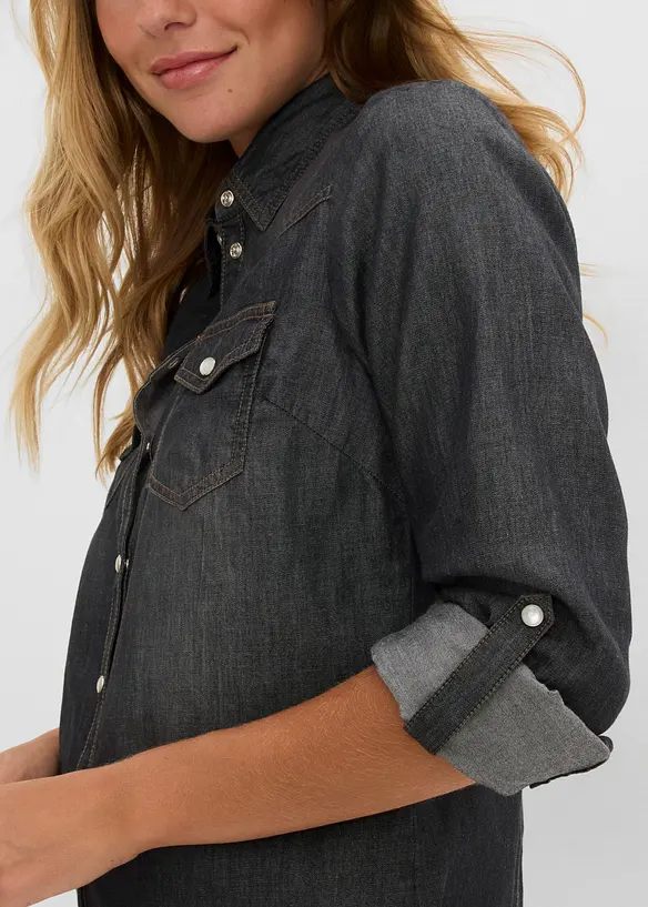Camicia in jeans, bonprix