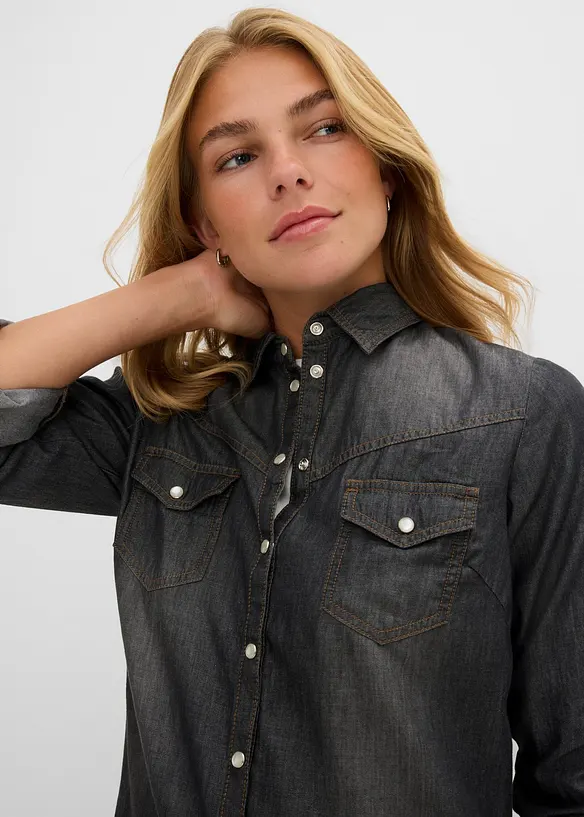 Camicia in jeans, bonprix