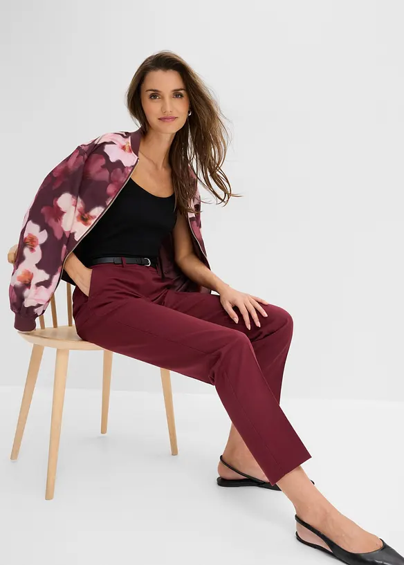 Pantaloni da completo con pieghe stirate, bonprix