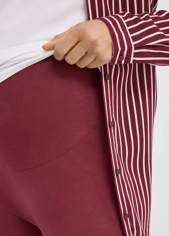 Leggings pr&eacute;maman in cotone biologico (pacco da 2), bonprix