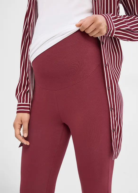 Leggings pr&eacute;maman in cotone biologico (pacco da 2), bonprix