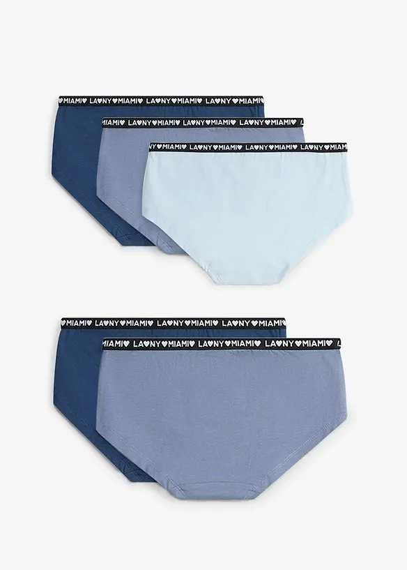 Panty con morbido cotone (pacco da 5), bonprix