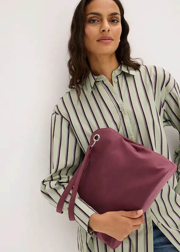 Borsa a mano in similpelle scamosciata, bonprix