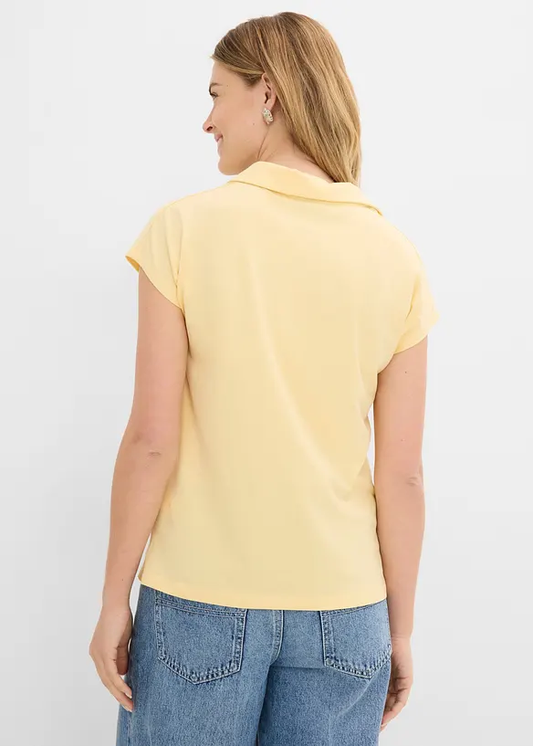 Polo  in misto cotone elasticizzato, bonprix