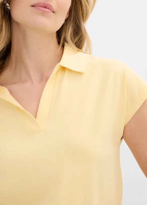 Polo  in misto cotone elasticizzato, bonprix