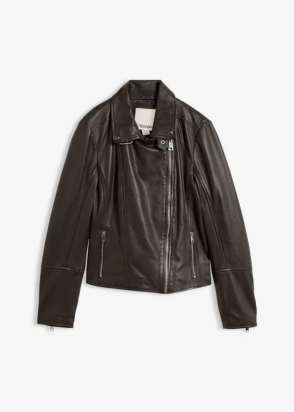 Giacca biker in nappa, bonprix