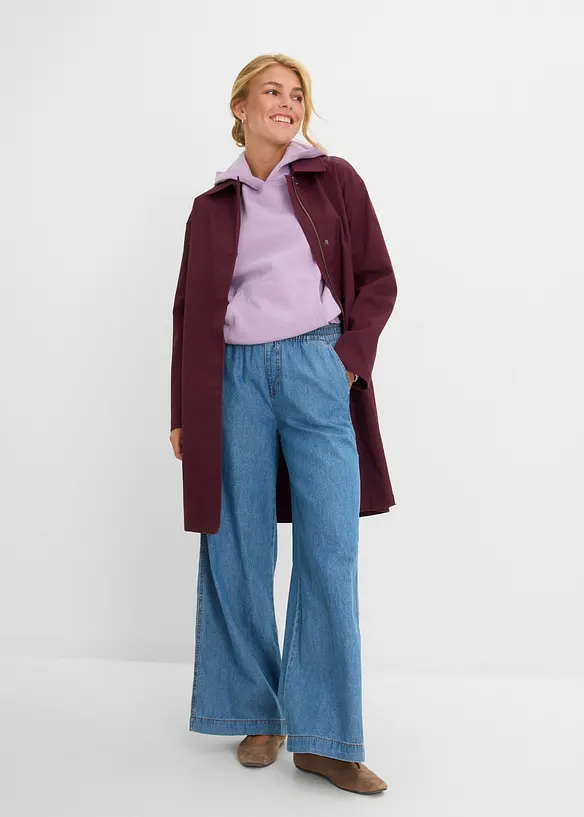 Jeans wide leg, vita alta, bonprix
