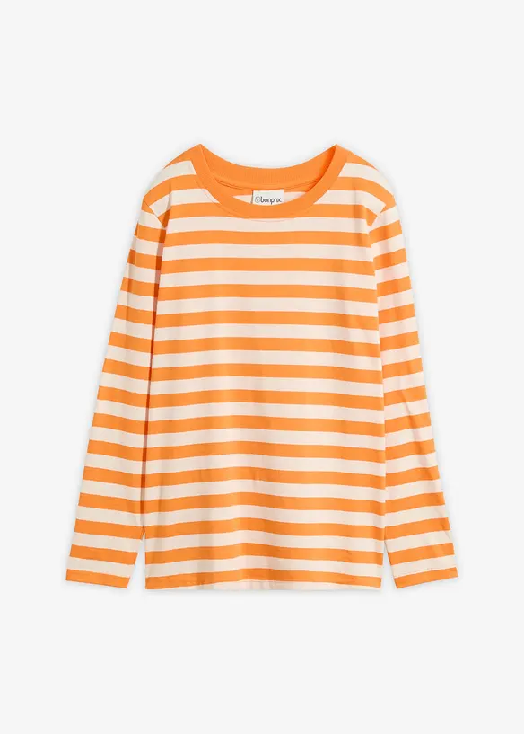 Maglia a righe in puro cotone biologico, bonprix