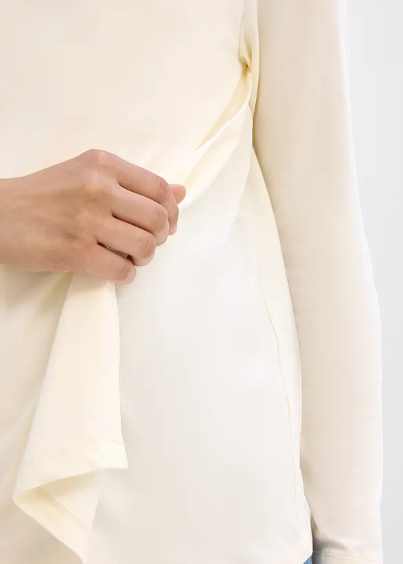 Maglia pr&eacute;maman / da allattamento in cotone biologico (pacco da 2), bonprix