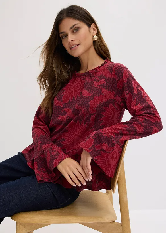 Maglia in morbido misto modal, bonprix