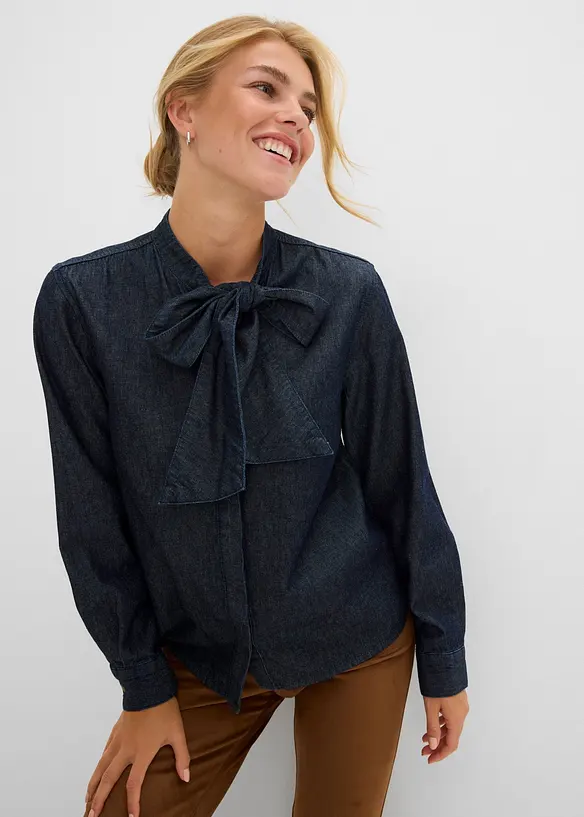 Camicia in jeans di puro cotone, bonprix