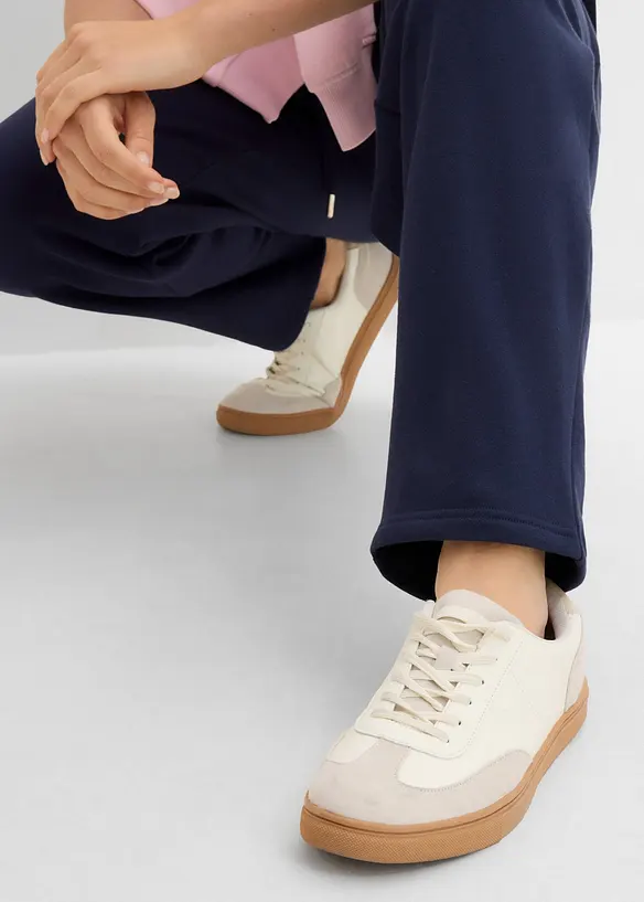 Pantaloni barrel in felpa di puro cotone biologico, bonprix