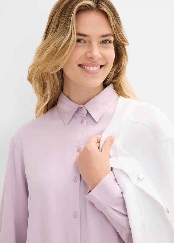 Camicia in morbida viscosa, bonprix