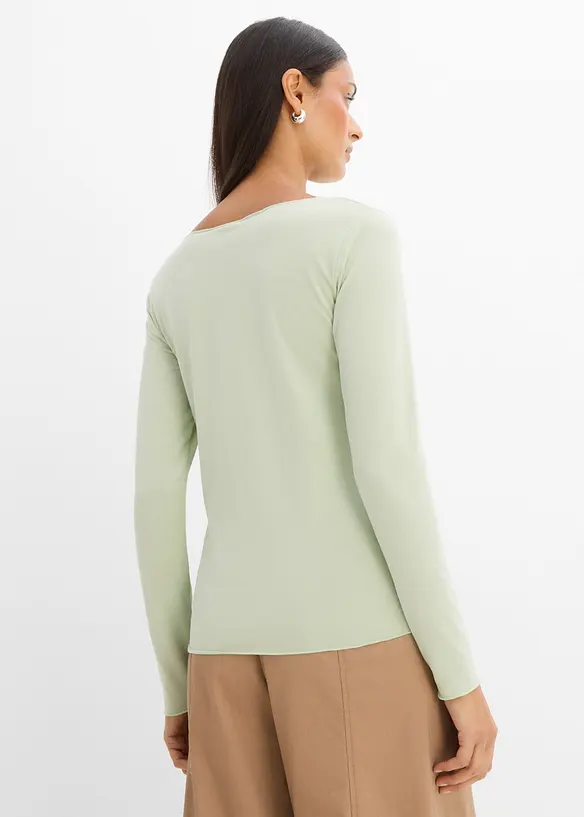 Maglia a maniche lunghe leggera, bonprix