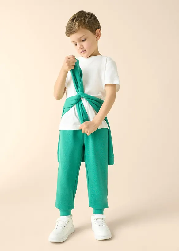 Pantaloni da jogging in misto cotone morbido (pacco da 2), bonprix