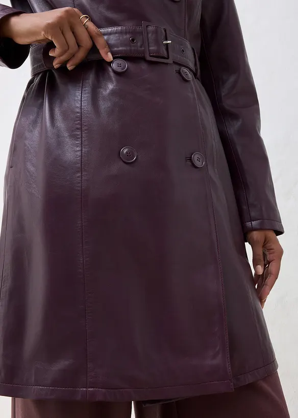 Trench in nappa d'agnello, bonprix