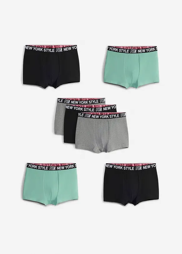 Boxer aderenti con morbido cotone (pacco da 7), bonprix