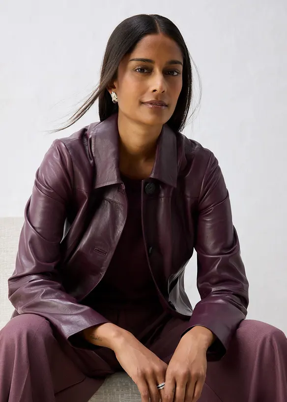 Giacca in morbida nappa, bonprix