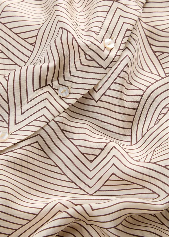 Camicia fluida in misto seta, bonprix