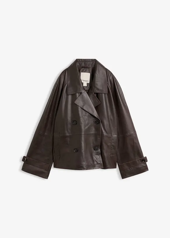Caban in nappa d'agnello, bonprix