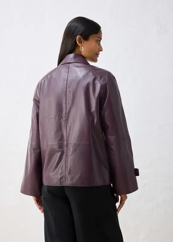 Caban in nappa d'agnello, bonprix