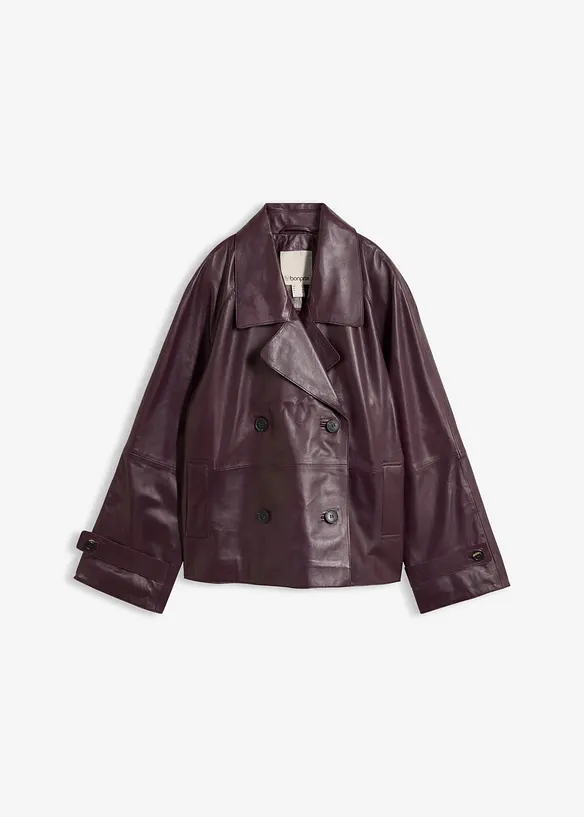 Caban in nappa d'agnello, bonprix
