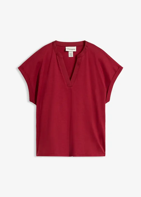 Maglia in misto cotone-seta morbido e liscio, bonprix