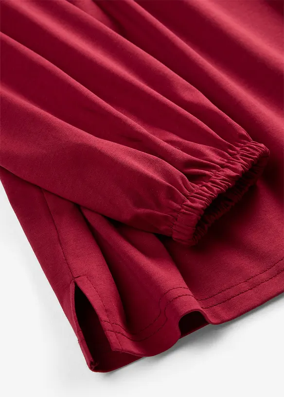 Maglia a maniche lunghe in misto cotone-seta, bonprix