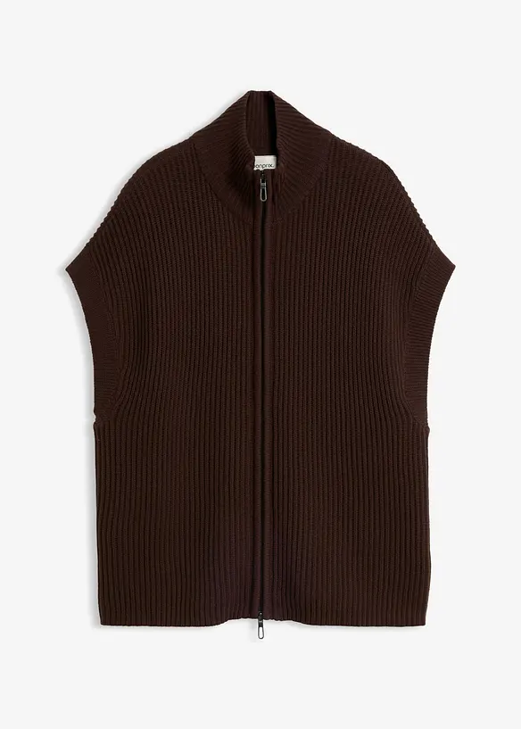 Gilet in maglia di morbido misto lana, bonprix