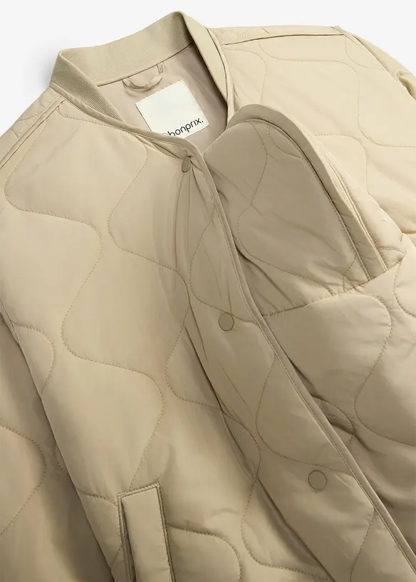 Giacca trapuntata pr&eacute;maman 3 in 1 ultraleggera con inserto babywearing, bonprix