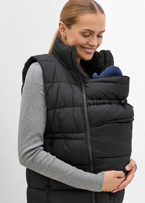 Smanicato imbottito pr&eacute;maman 3 in 1 con inserto babywearing,  idrorepellente (set 3 pezzi), bonprix