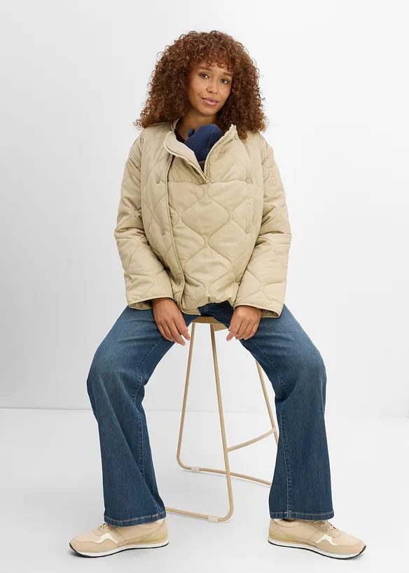 Giacca trapuntata pr&eacute;maman 3 in 1 ultraleggera con inserto babywearing, bonprix