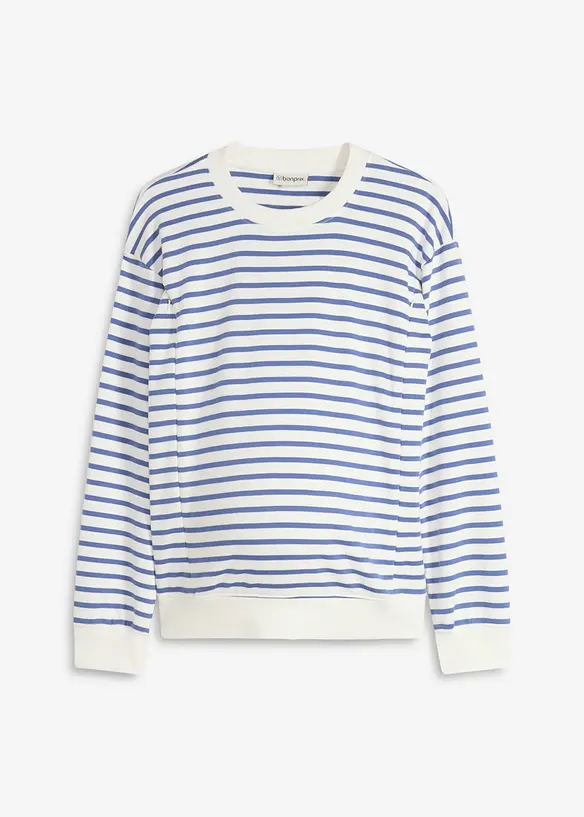 Maglia pr&eacute;maman / da allattamento 2 in 1 in puro cotone biologico, bonprix