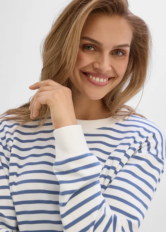 Maglia pr&eacute;maman / da allattamento 2 in 1 in puro cotone biologico, bonprix