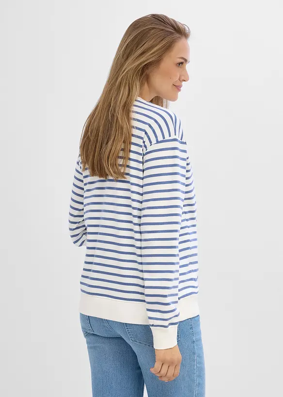 Maglia pr&eacute;maman / da allattamento 2 in 1 in puro cotone biologico, bonprix