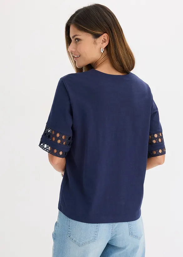 T-shirt in puro cotone, bonprix