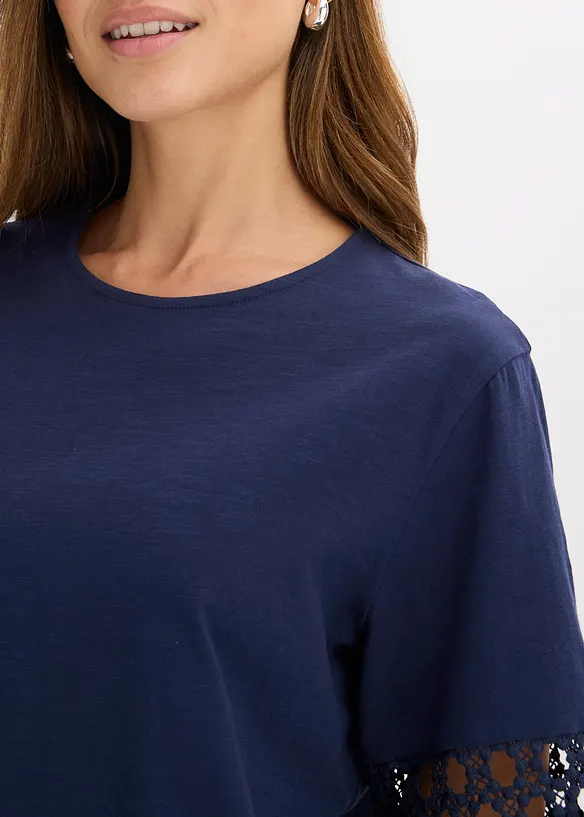 T-shirt in puro cotone, bonprix