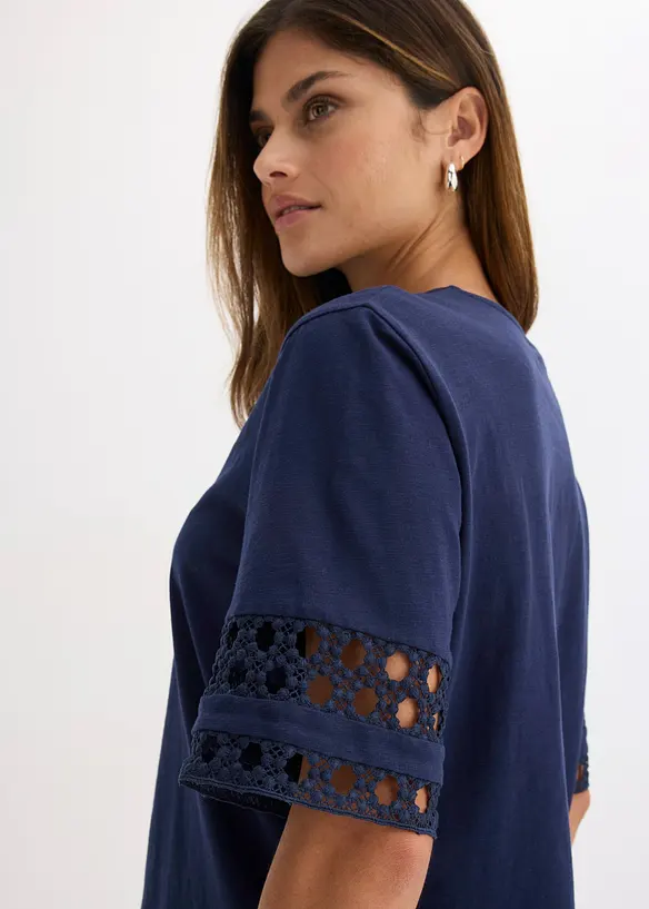T-shirt in puro cotone, bonprix