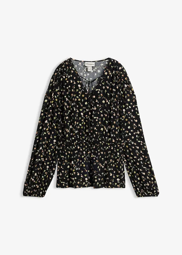 Blusa in cr&ecirc;pe di viscosa, bonprix