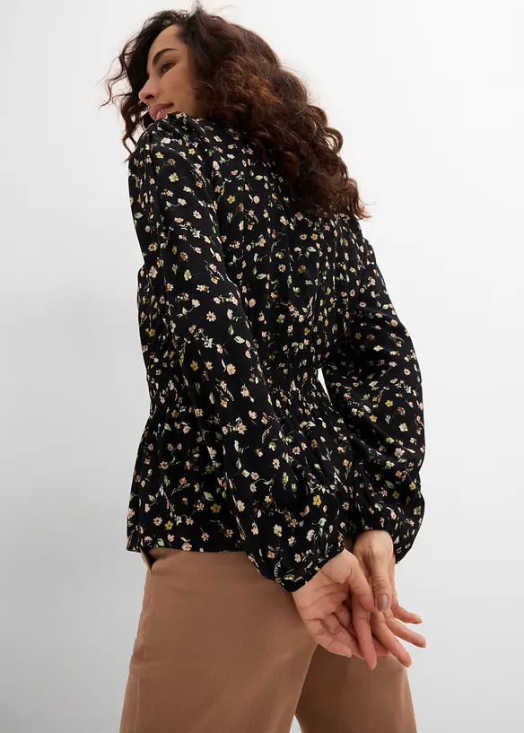 Blusa in cr&ecirc;pe di viscosa, bonprix