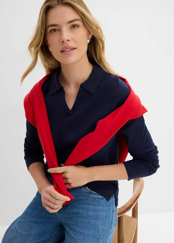 Polo in puro cotone biologico, bonprix