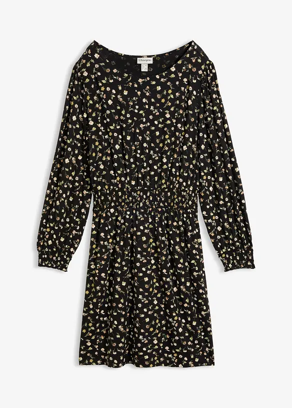 Abito in jersey con scollo rotondo, bonprix