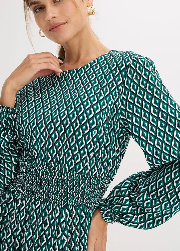 Abito midi in viscosa fluida, bonprix