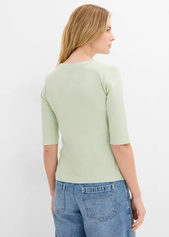 Maglia con abbottonatura su tutta la lunghezza, bonprix