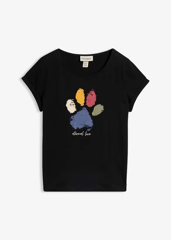 T-shirt in puro cotone, bonprix